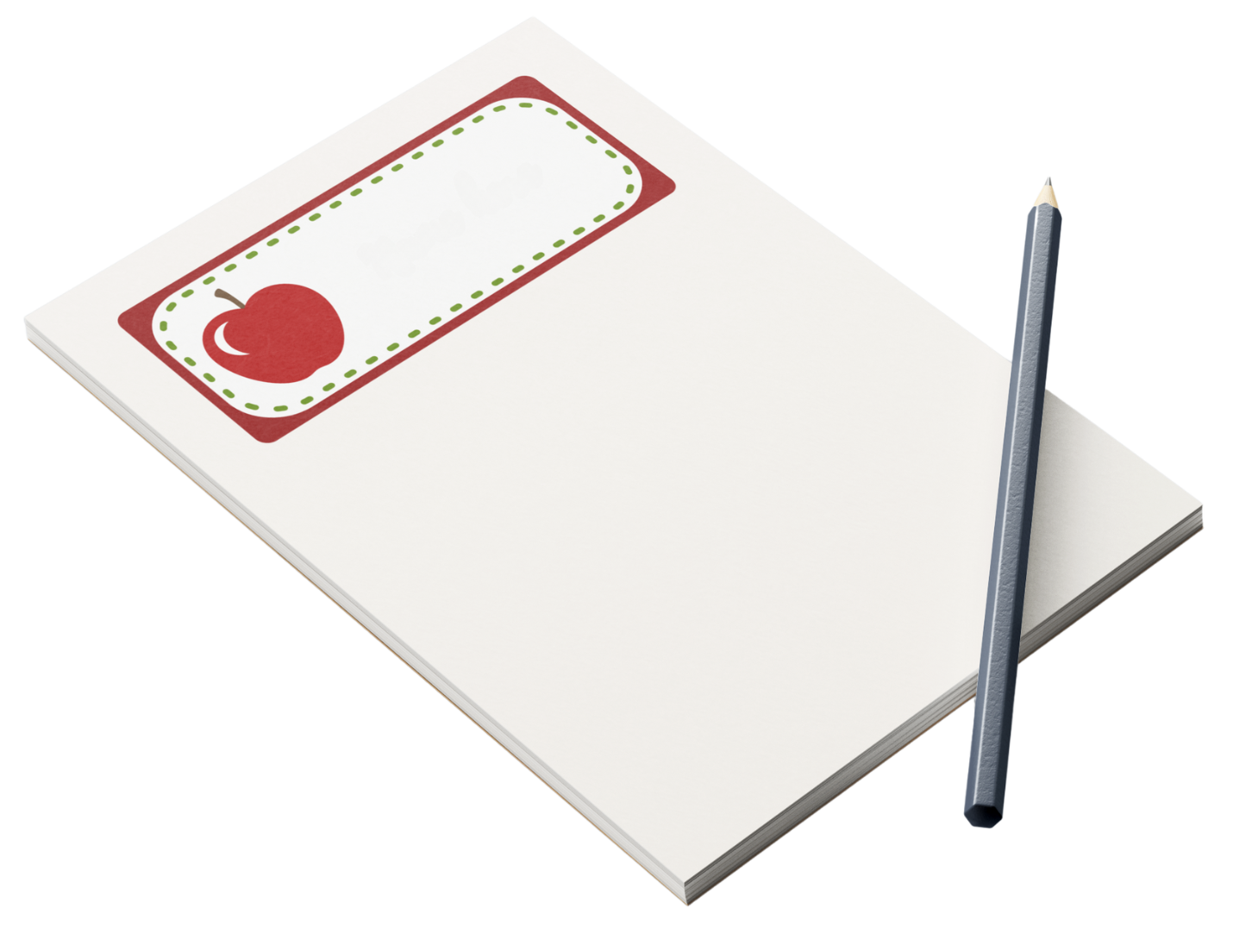 Teacher Apple Notepad Bundle