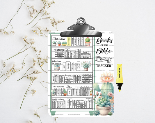 Books of The Bible Reading Tracker