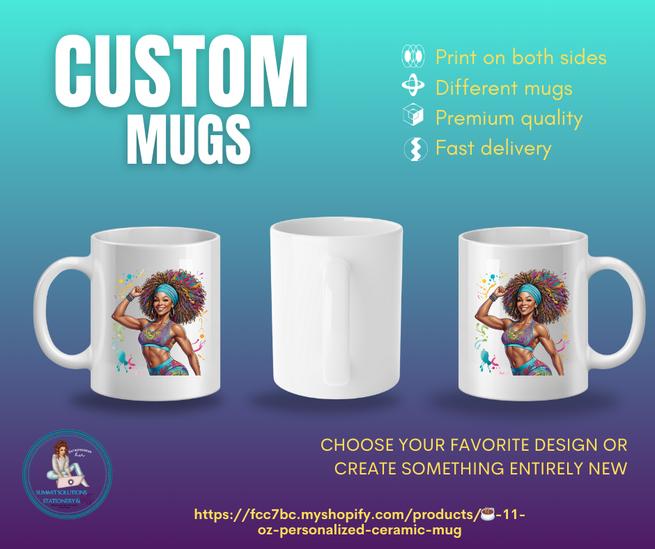 ☕ 11 oz Personalized Ceramic Mug