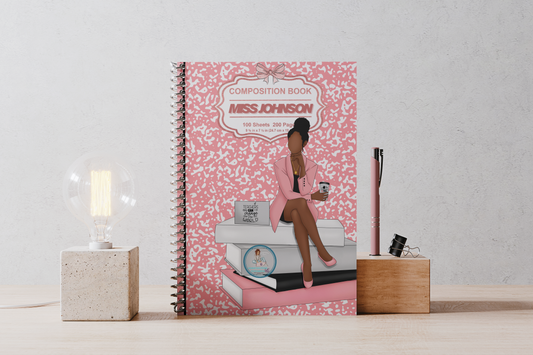 Pink Teacher Composition Planner