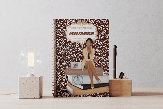 Brown Composition Teacher Planner